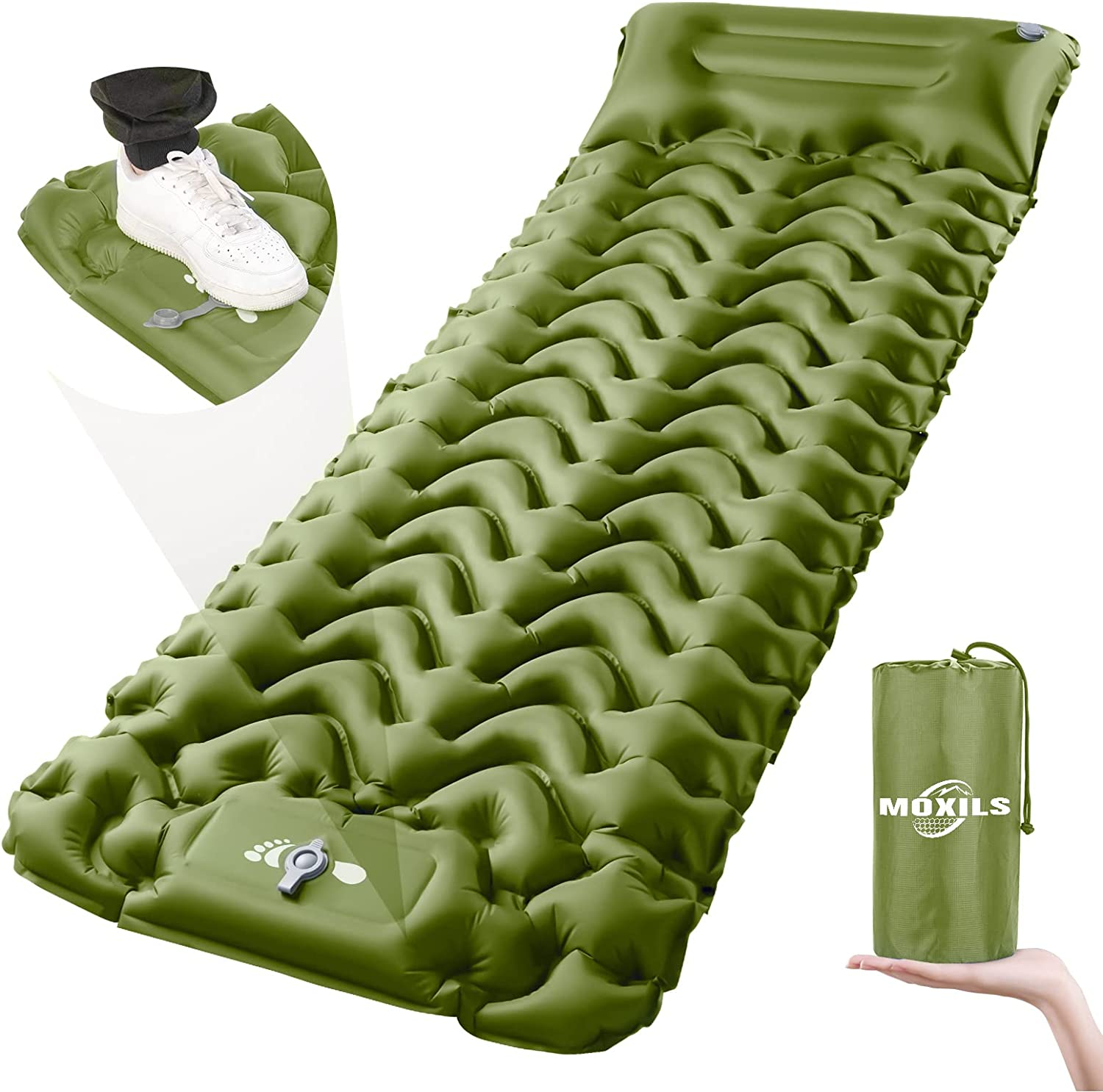 Sleep in Comfort While Camping with MOXILS Ultralight Inflatable Sleeping Pad